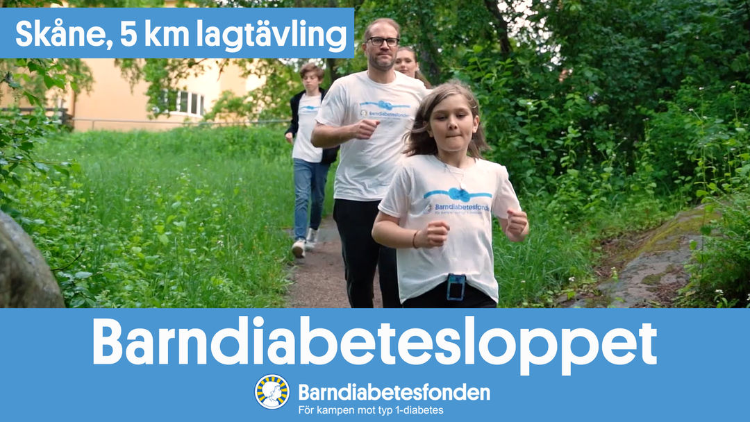 Barndiabetesloppet Lund - 5 km lagtävling