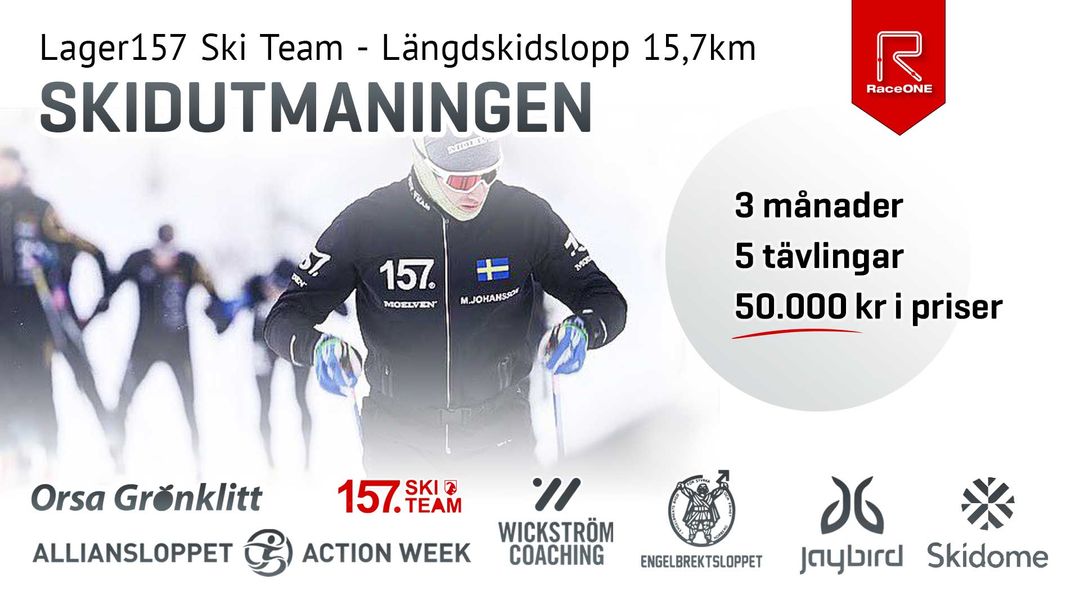 Lager157 Ski Team Längdskidslopp 15,7 km
